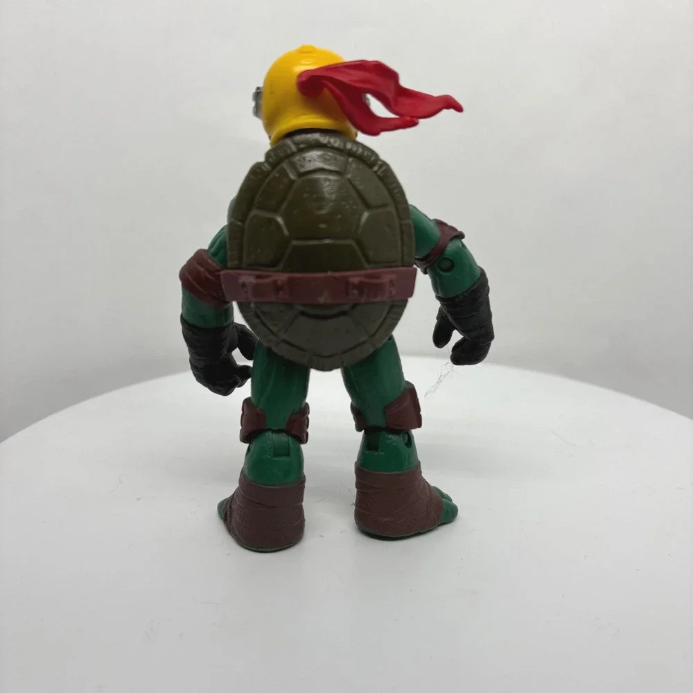 TMNT Raphael Action Figure 2012 Viacom Playmates Green Red Yellow Helmet 4.5
